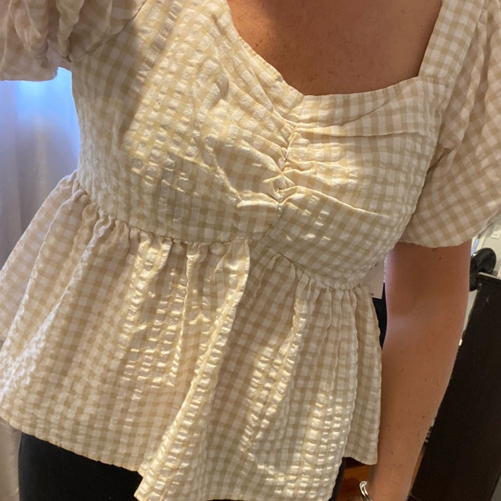 gingham shirt